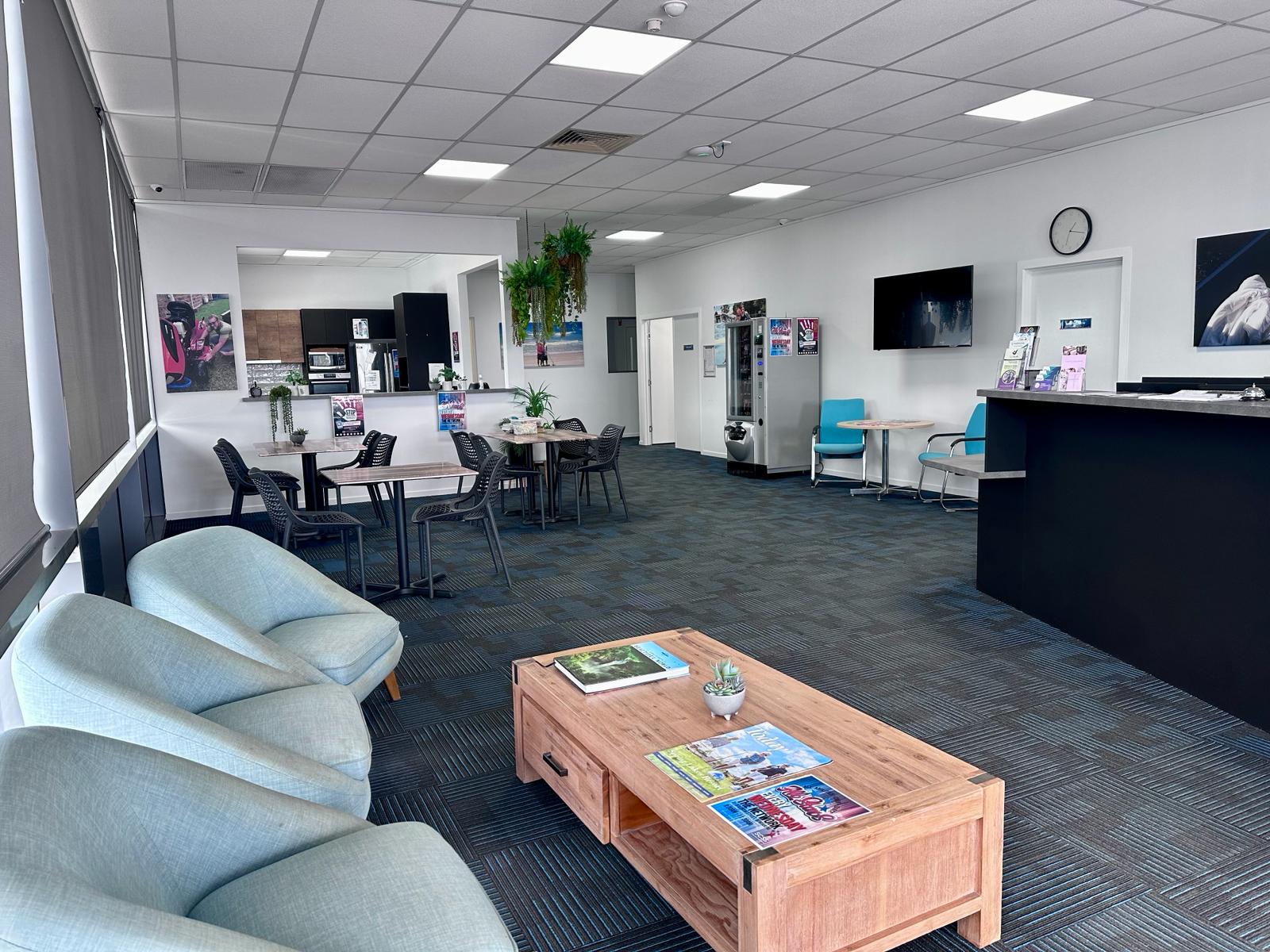 Kanda Bundaberg HQ Reception area