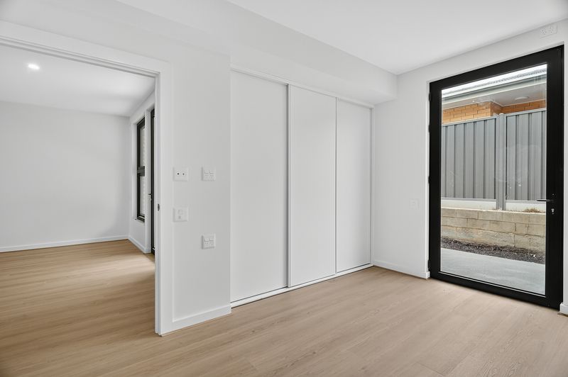 Modern, accessible bedroom in our High Physical Support SDA Villa in Fullarton, 3 1B Gladstone Street SA 5063 , designed for independence with built-in storage, natural light, and clear circulation by Australia’s leading disability accommodation provider.